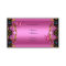 Elegant Floral Gold Pink Black Butterfly