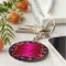 Elegant Floral Gold Pink Black Butterfly