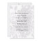 Elegant Floral Graduation Party Photo Invitation