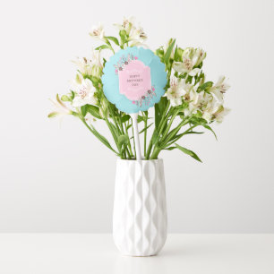 Elegant Floral Happy Mother's Day   Balloon
