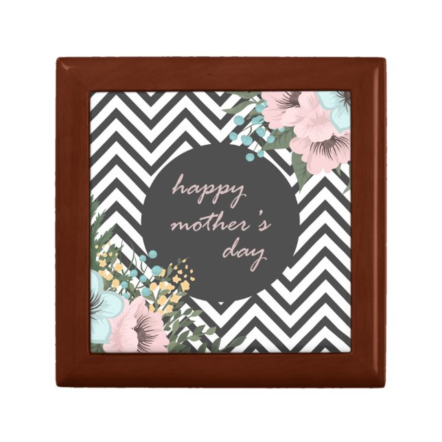 Elegant Floral Happy Mother's Day | Gift Box (Front)