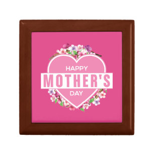 Elegant Floral Happy Mother's Day   Gift Box