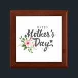 Elegant Floral Happy Mother's Day | Gift Box<br><div class="desc">For further customization, please click the "Customize" button and use our design tool to modify this template. If the options are available, you may change text and image by simply clicking on "Edit/Remove Text or Image Here" and add your own. If you wish to have this design added to a...</div>