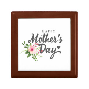 Elegant Floral Happy Mother's Day Gift Box