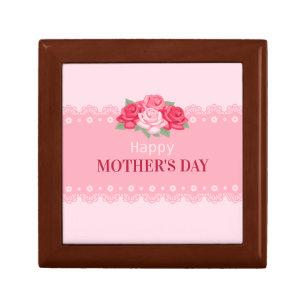 Elegant Floral Happy Mother's Day   Gift Box