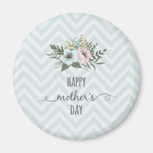 Elegant Floral Happy Mother's Day Magnet