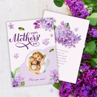 Elegant Floral Happy Mother's Day Photo