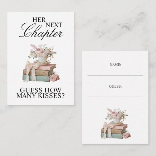Elegant Floral Her Next Chapter Bridal Shower 