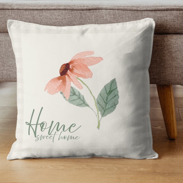 Elegant  Floral Home Outdoor Throw Pillow (Creator Uploaded)
