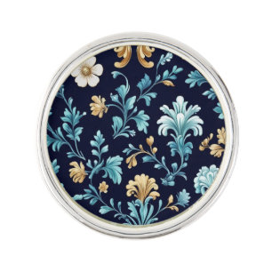 Elegant Floral Lapel Pin – Classic Suit Accessory