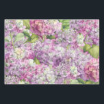 Elegant Floral Lavender Pink Hydrangea Pattern Wrapping Paper Sheets<br><div class="desc">These elegant floral wrapping paper sheets feature lavender and pink hydrangea blossoms. Perfect for wedding gift wrap and decoupage projects as well as other paper crafts. Designed by world renowned artist ©Tim Coffey.</div>