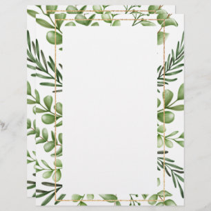 Elegant Floral Letterhead