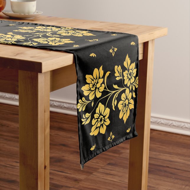 Elegant Floral Luxury Modern Collection Long Table Runner (In Situ)