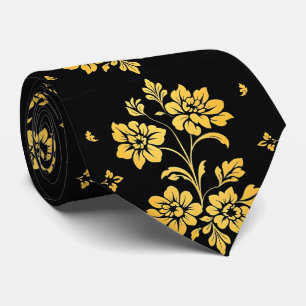 Elegant Floral Luxury Modern Collection Neck Tie