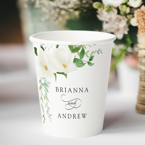 Elegant Floral Magnolia Wedding 