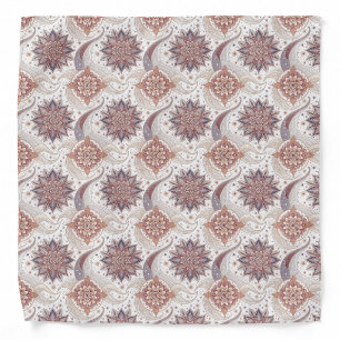 Elegant Floral Mandala Spiritual Design Pattern Bandana