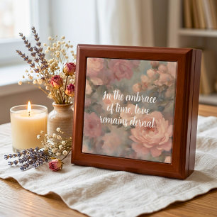 Elegant Floral Memorial Gift for Grieving Mother Box