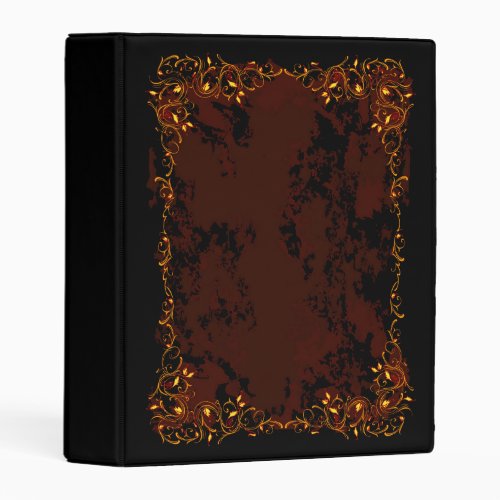 Elegant Floral Mini Binder