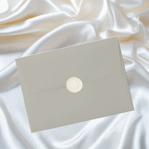 Elegant Floral Minimalist Botanical Wedding Seal Wax Seal Sticker