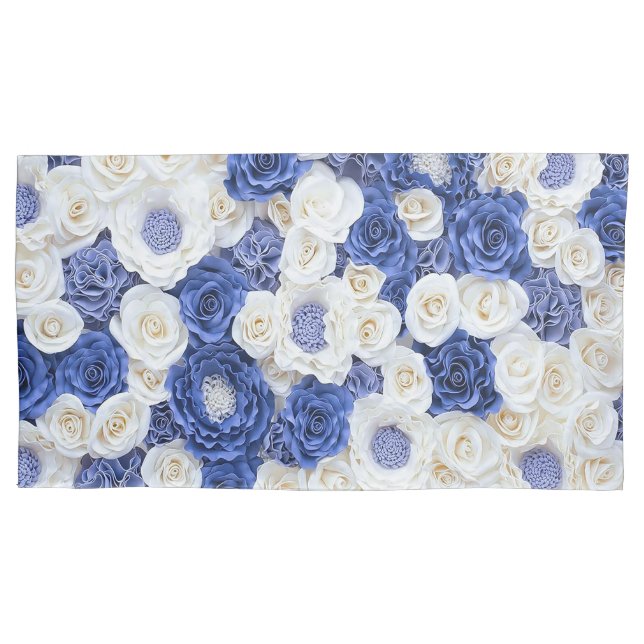 Elegant Floral Modern Trendy Custom Gift Pillow Case (Front)