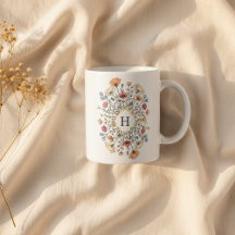 Elegant Floral Monogram
