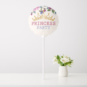 Elegant floral monogram party balloon