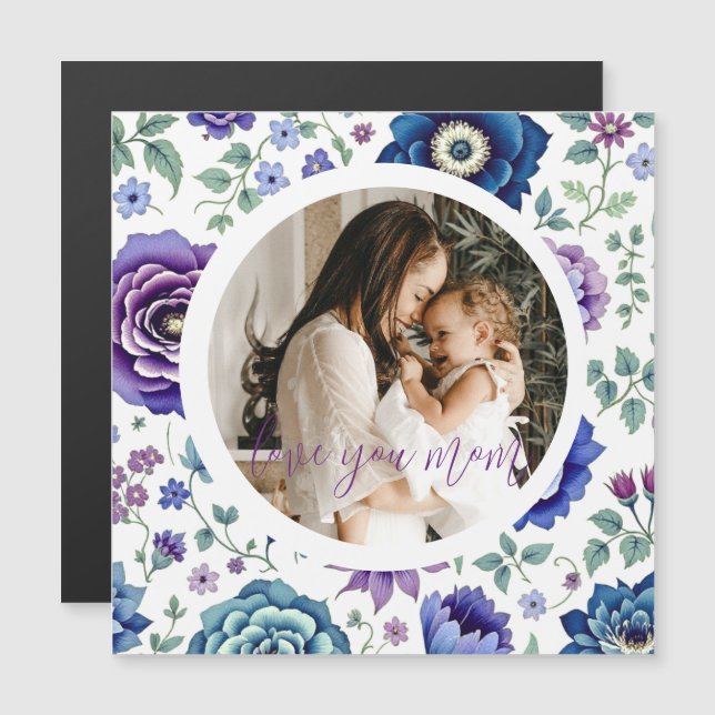 Elegant Floral Mother's Day Card (Front/Back)