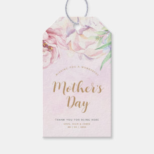 Elegant Floral Mother's Day Gift Tags