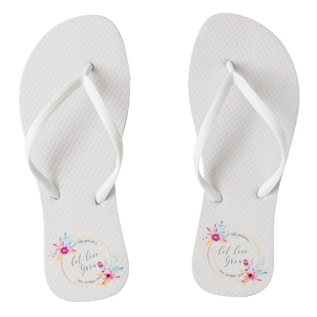 mr and mrs flip flops