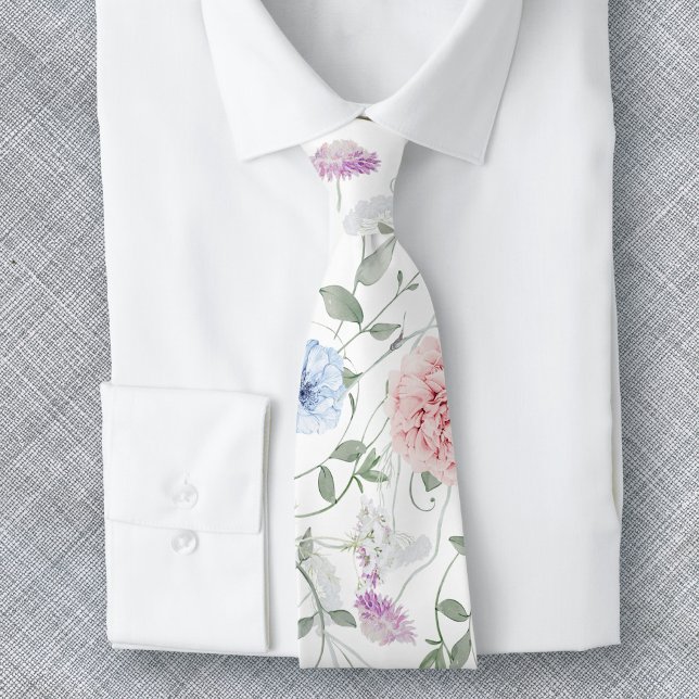 Elegant floral neck tie (Creator Uploaded)