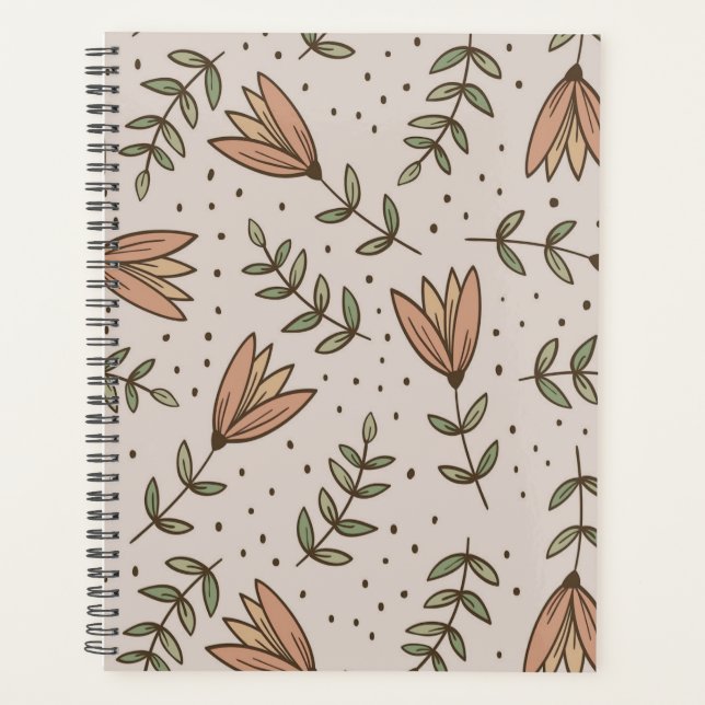 Elegant Floral Notebook (Front)
