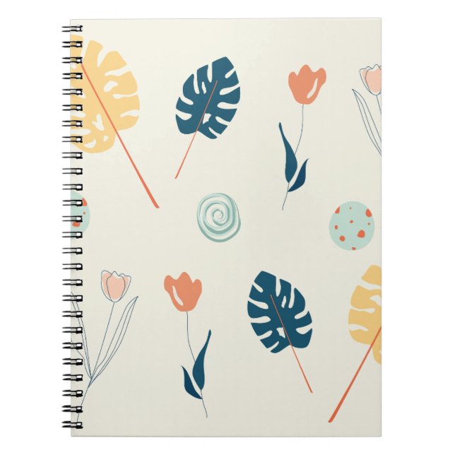 Elegant Floral Notebook (Front)