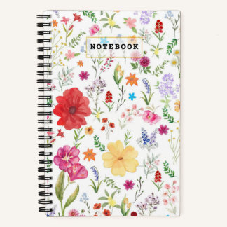 Elegant Floral Notebook for Journaling and Notes