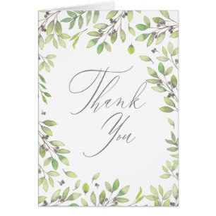 Elegant Floral Nurse Doctor Caregiver Thank You Cards