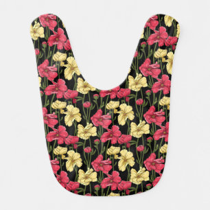 Elegant floral pattern 2 bib