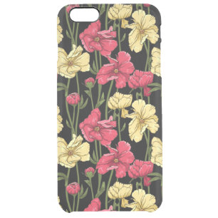Elegant floral pattern 2 clear iPhone 6 plus case