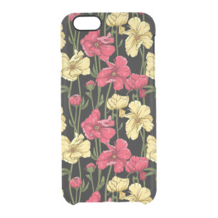 Elegant floral pattern 2 clear iPhone 6/6S case