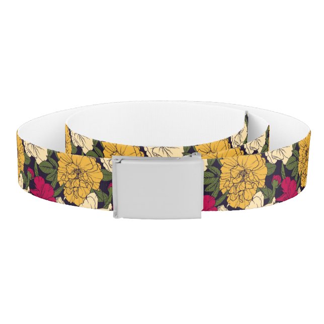 Elegant floral pattern belt (Coil)