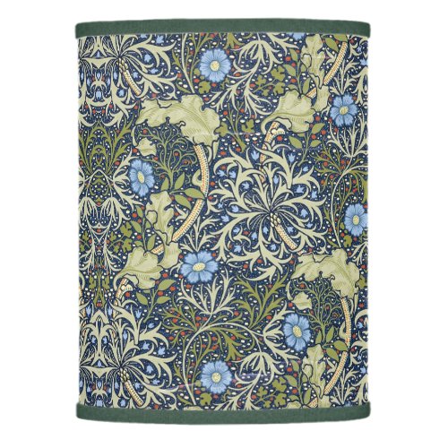 Elegant Floral Pattern Flowers Seaweed Green Blue  Lamp Shade