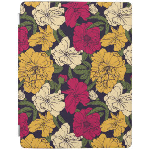 Elegant floral pattern iPad smart cover