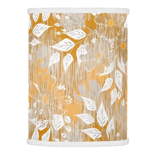 Elegant floral pattern.  lamp shade (Right)