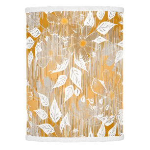 Elegant floral pattern.  lamp shade