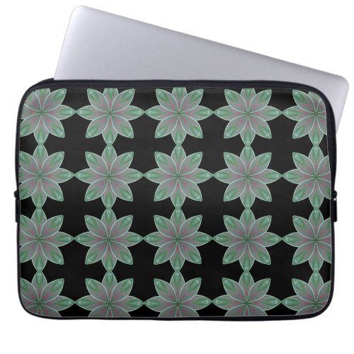 Elegant floral pattern  laptop sleeve