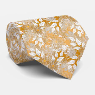 Elegant floral pattern. neck tie