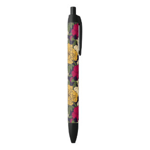 Elegant floral pattern pen