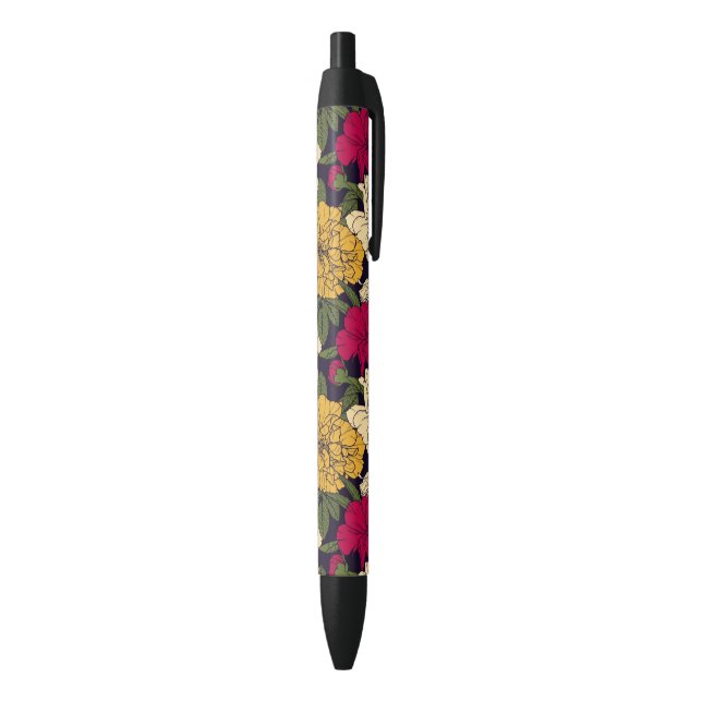 Elegant floral pattern pen (Bottom (Vertical))