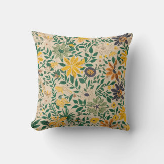 Elegant Floral Pattern Pillow