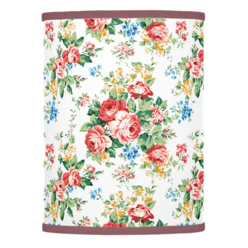 Elegant Floral Pattern with Rose Design Element Lamp Shade