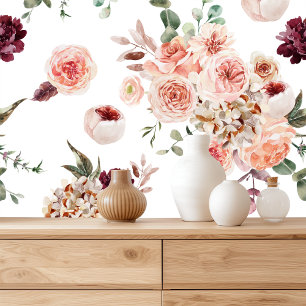 Elegant Floral Peel and Stick Wallpaper