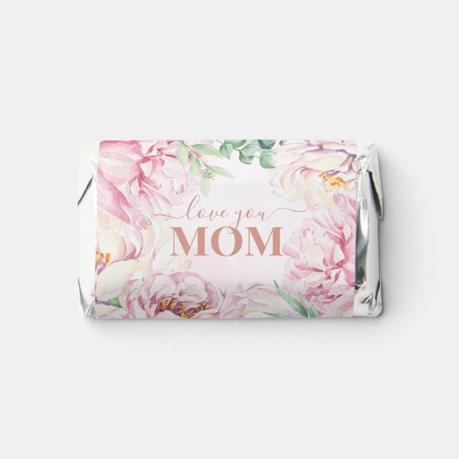 Elegant Floral Personalized Mother's Day Hershey's Miniatures (Front)